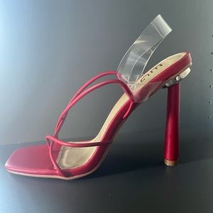 *BRAND NEW* EGO OPEN TOE SLINGBACK HEELS